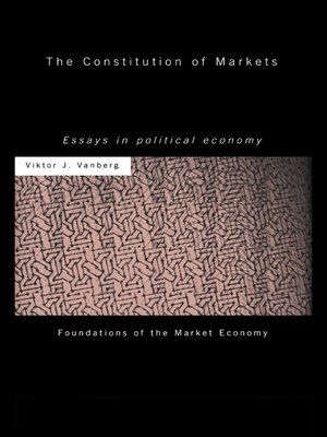 cover image of The Constitution of Markets